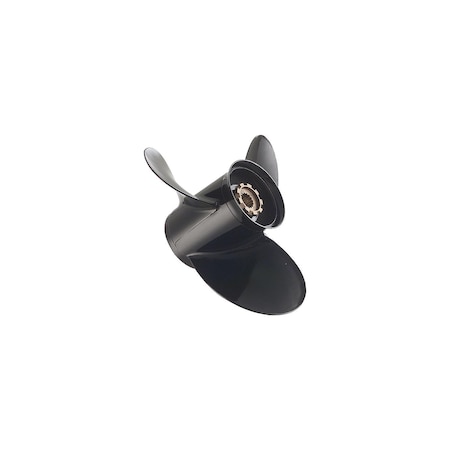 Quicksilver Black Diamond Aluminum Propeller 3 Blade RH, Boat Size: 15ft-18ft, 12-3 4in Dia. QA2040X